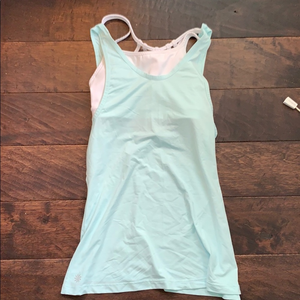 Athleta tank top with built in sports bra